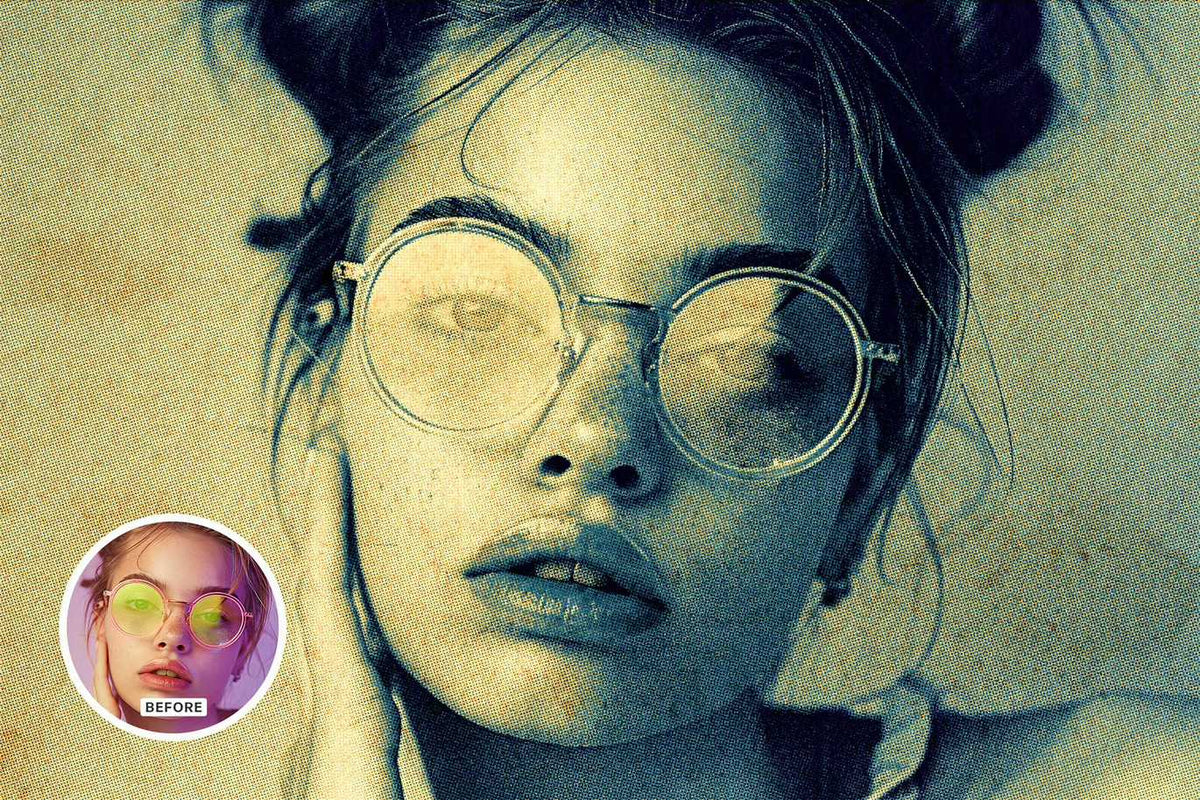 17-In-1 Halftone Revolution Photoshop Effects Bundle