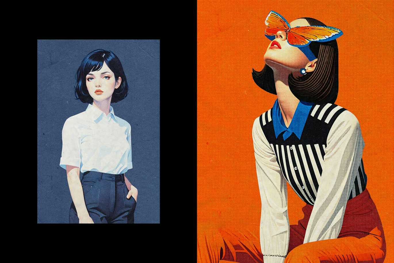 21 Retro Print Photoshop Effects Bundle