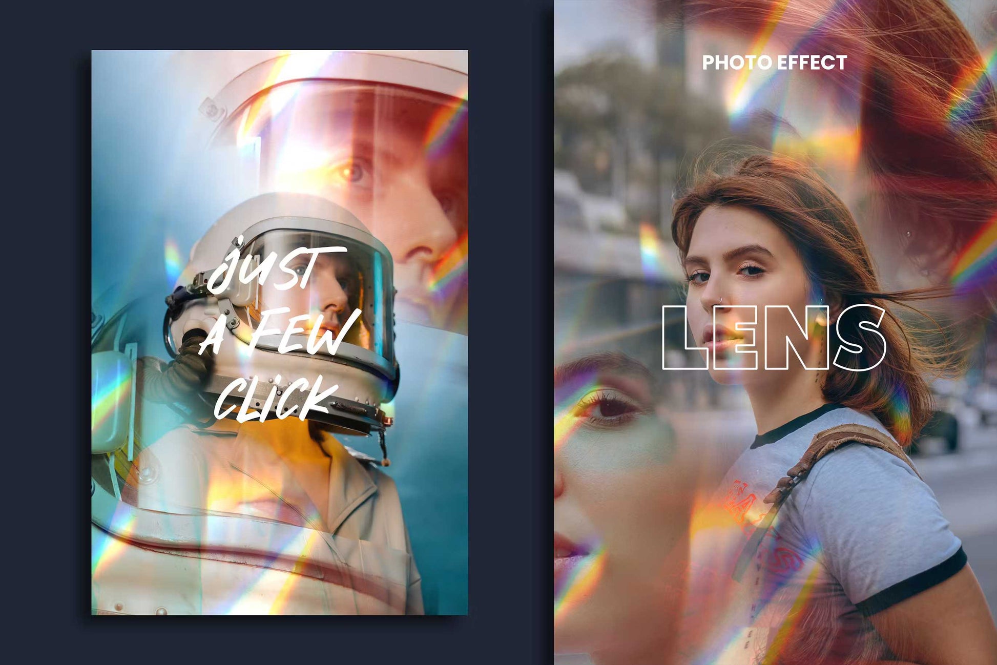 20 Deluxe Portrait + Poster Photoshop Templates Bundle - Photoboto