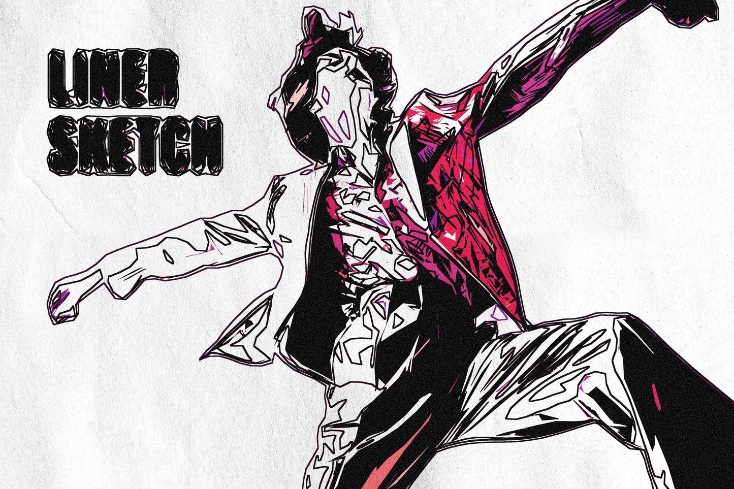 22 Sketch & Paint Photoshop Effects Bundle