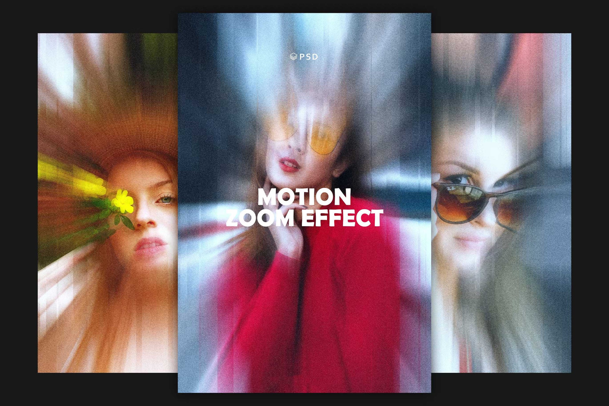 20 Deluxe Portrait + Poster Photoshop Templates Bundle - Photoboto