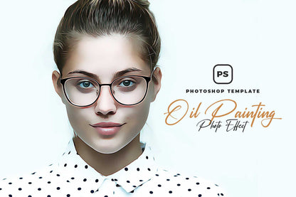 18-In-1 Smooth Oil Painting Photoshop Effects Bundle