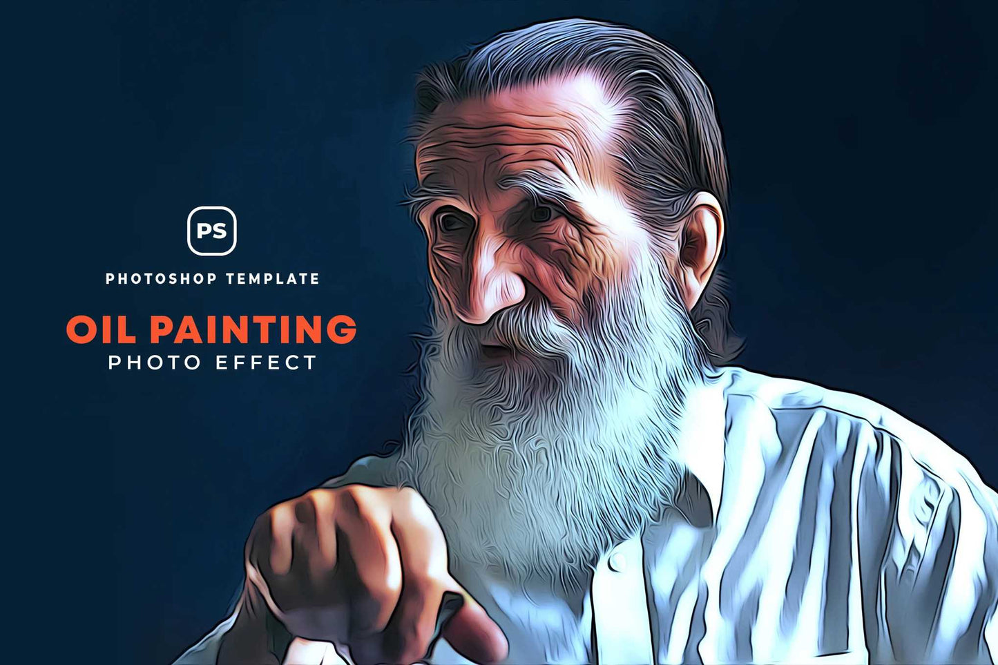 18-In-1 Smooth Oil Painting Photoshop Effects Bundle