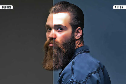 18-In-1 Smooth Oil Painting Photoshop Effects Bundle