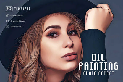 18-In-1 Smooth Oil Painting Photoshop Effects Bundle