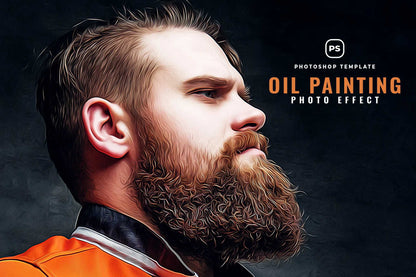 18-In-1 Smooth Oil Painting Photoshop Effects Bundle
