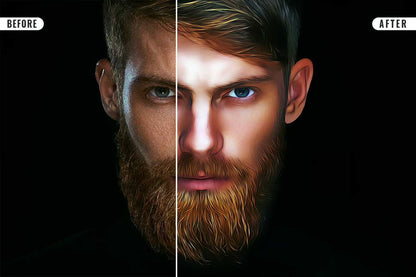 18-In-1 Smooth Oil Painting Photoshop Effects Bundle