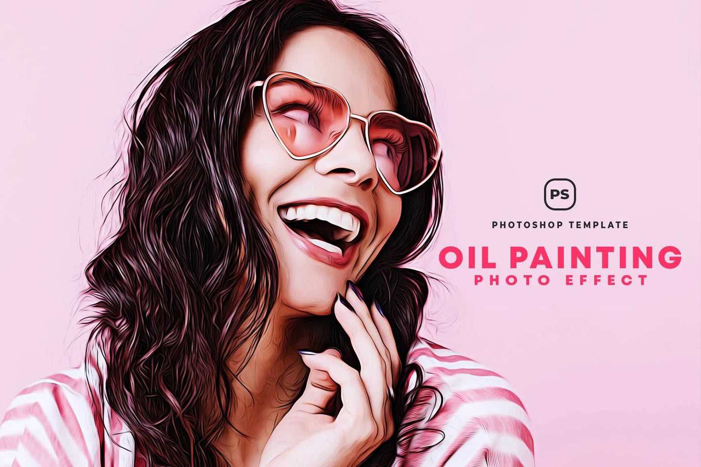 18-In-1 Smooth Oil Painting Photoshop Effects Bundle