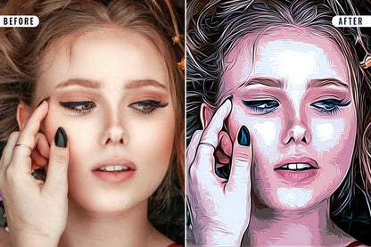 18-In-1 Smooth Oil Painting Photoshop Effects Bundle