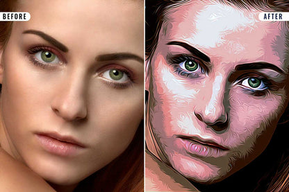 18-In-1 Smooth Oil Painting Photoshop Effects Bundle