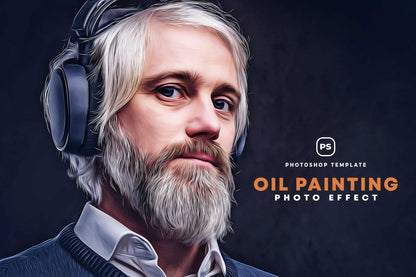 18-In-1 Smooth Oil Painting Photoshop Effects Bundle
