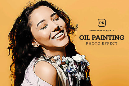 18-In-1 Smooth Oil Painting Photoshop Effects Bundle