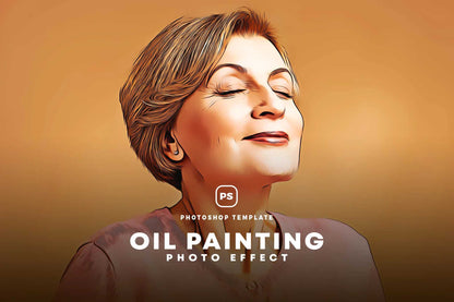 18-In-1 Smooth Oil Painting Photoshop Effects Bundle