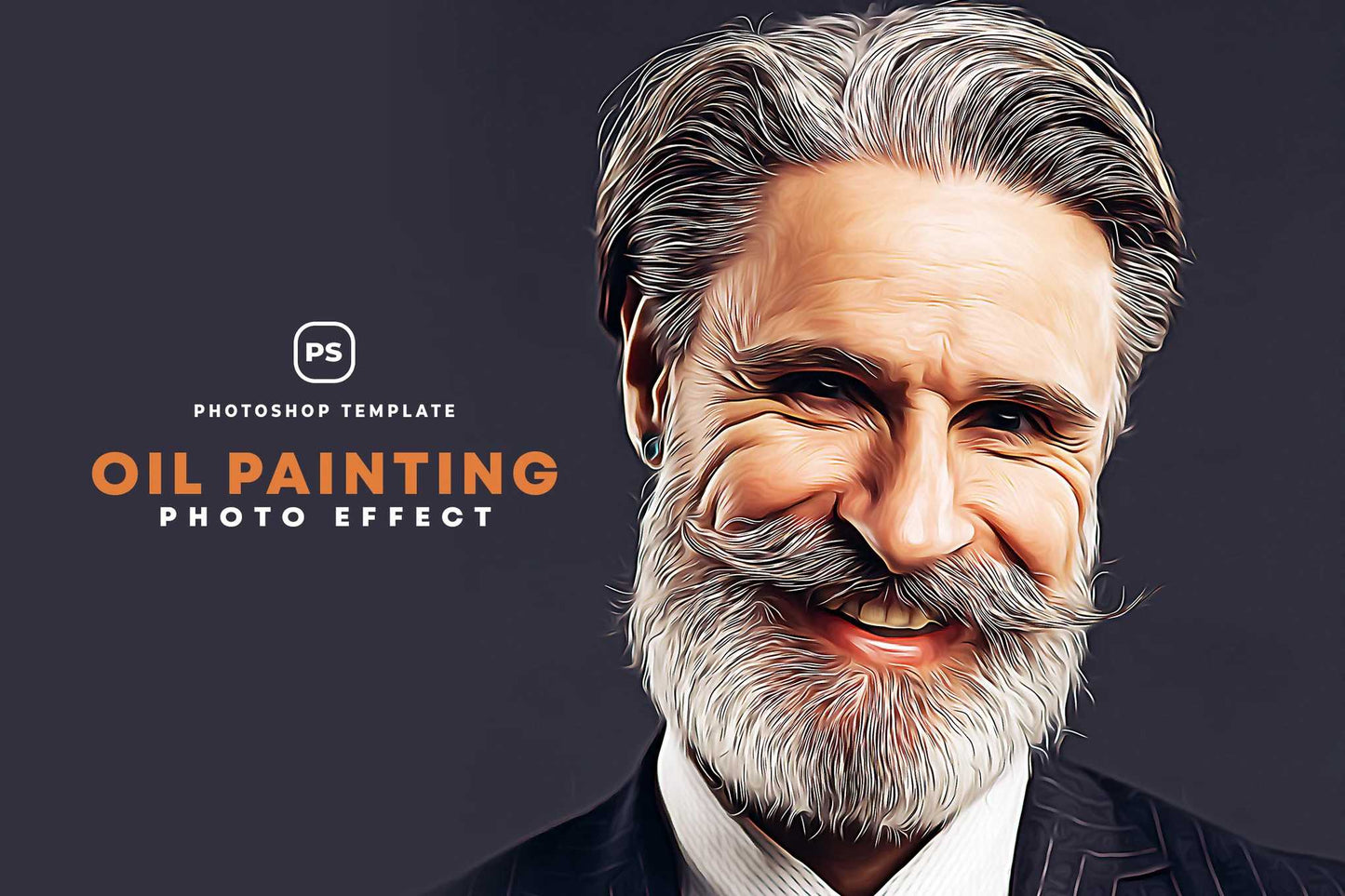 18-In-1 Smooth Oil Painting Photoshop Effects Bundle