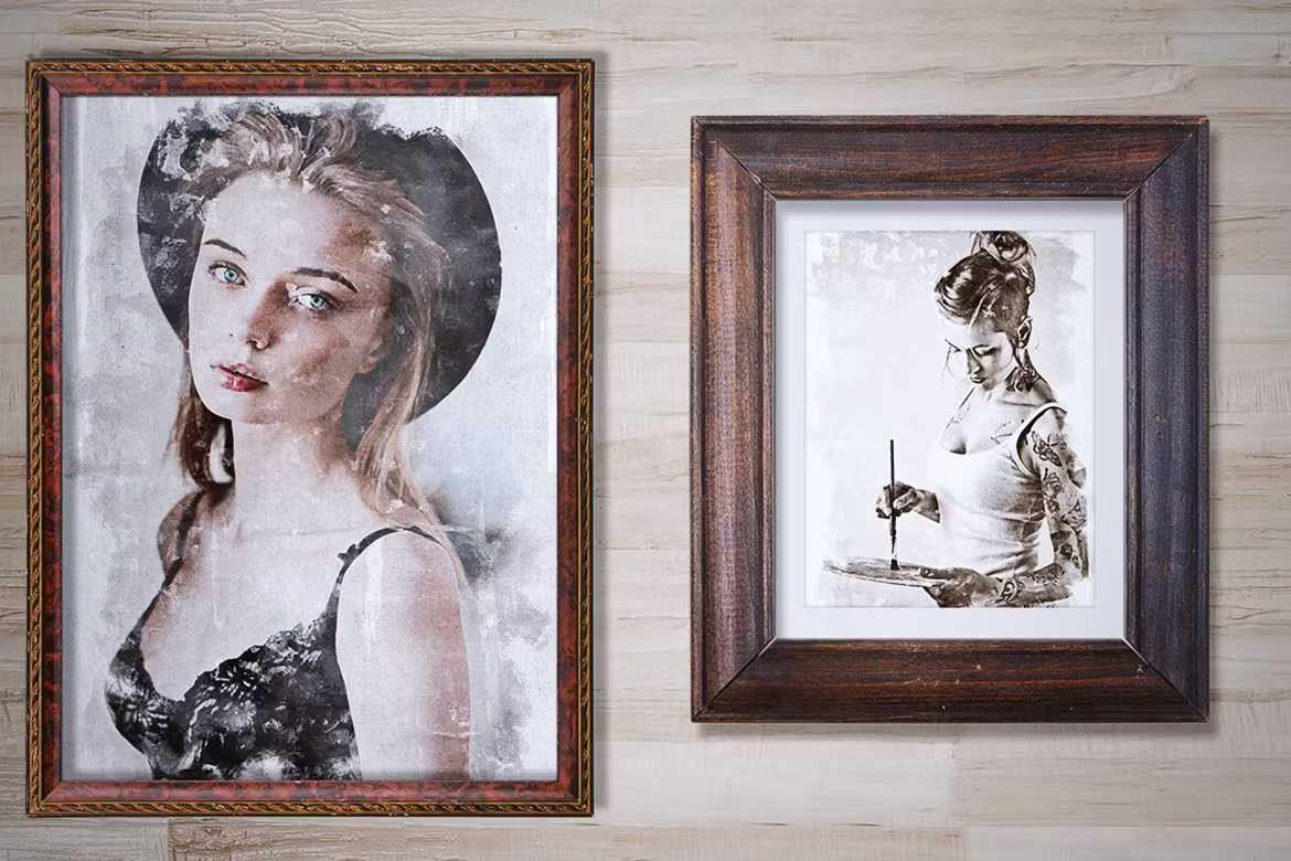 23-In-1 Retro Photoshop Templates Bundle - Photoboto