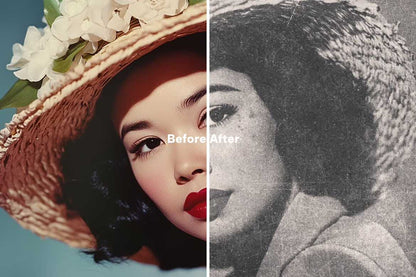 20 Retro Reimagined Photoshop Templates Pack - Photoboto