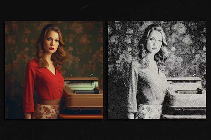 23 Realistic Vintage Photoshop Templates Bundle - Photoboto