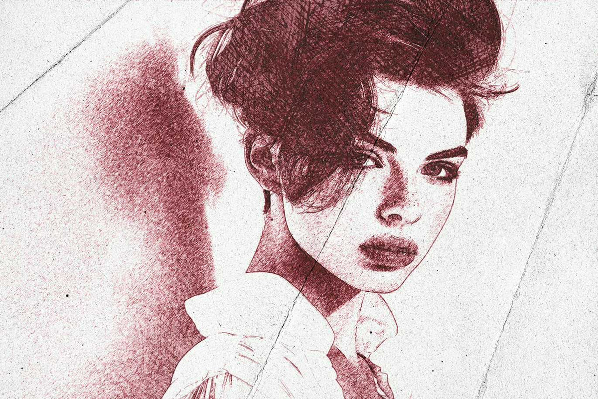 18-In-1 Sketch Mastery Photoshop Effects Bundle