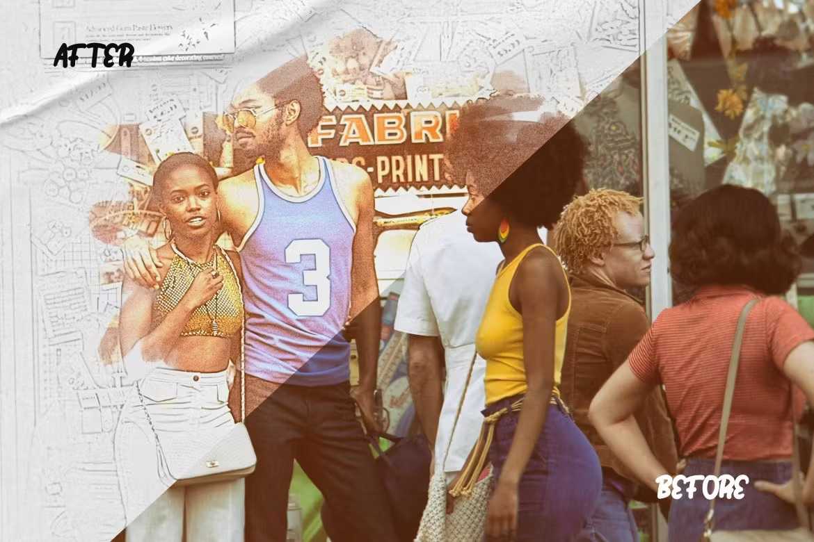 26 Pencil Drawing Photoshop Template Bundle - Photoboto