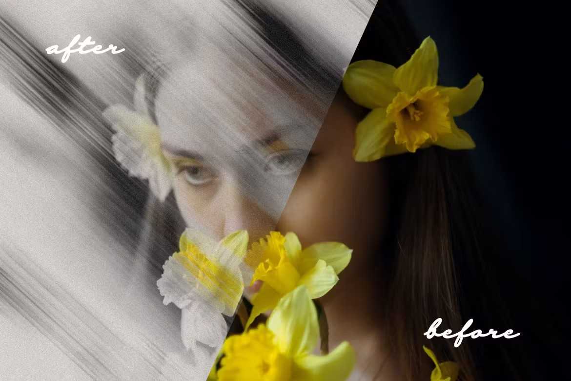 26 Pencil Drawing Photoshop Template Bundle - Photoboto
