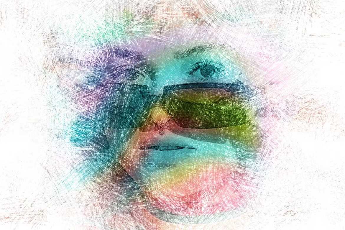 26 Pencil Drawing Photoshop Template Bundle - Photoboto