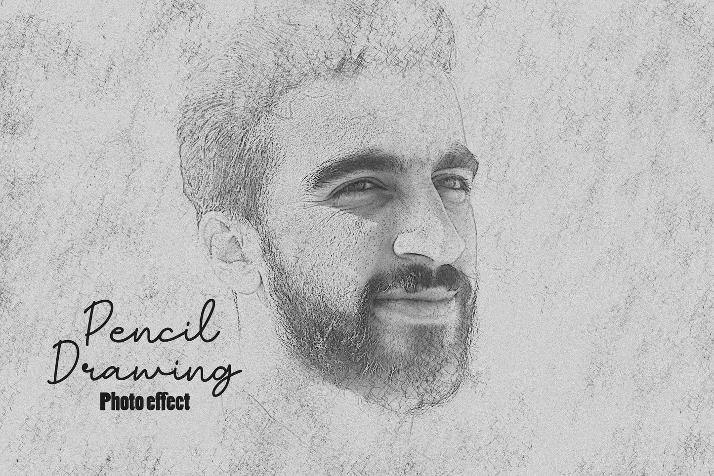 26 Pencil Drawing Photoshop Template Bundle - Photoboto