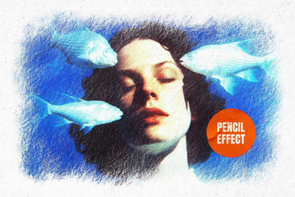 22 Sketch & Paint Photoshop Effects Bundle