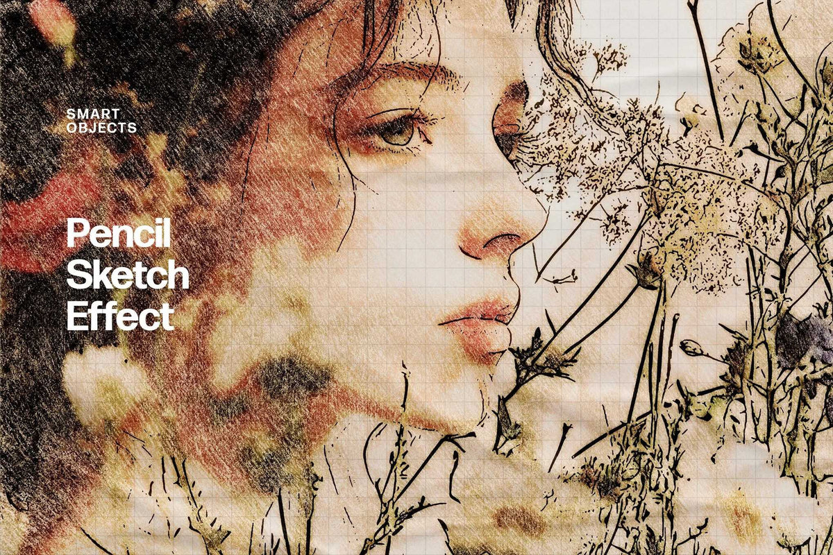 18-In-1 Sketch Mastery Photoshop Effects Bundle
