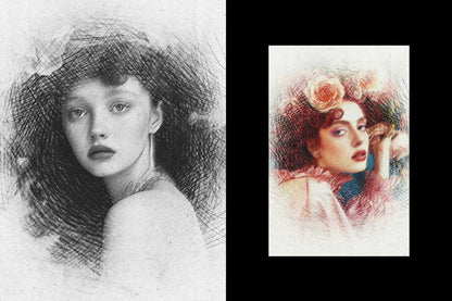 18-In-1 Sketch Mastery Photoshop Effects Bundle