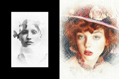 18-In-1 Sketch Mastery Photoshop Effects Bundle