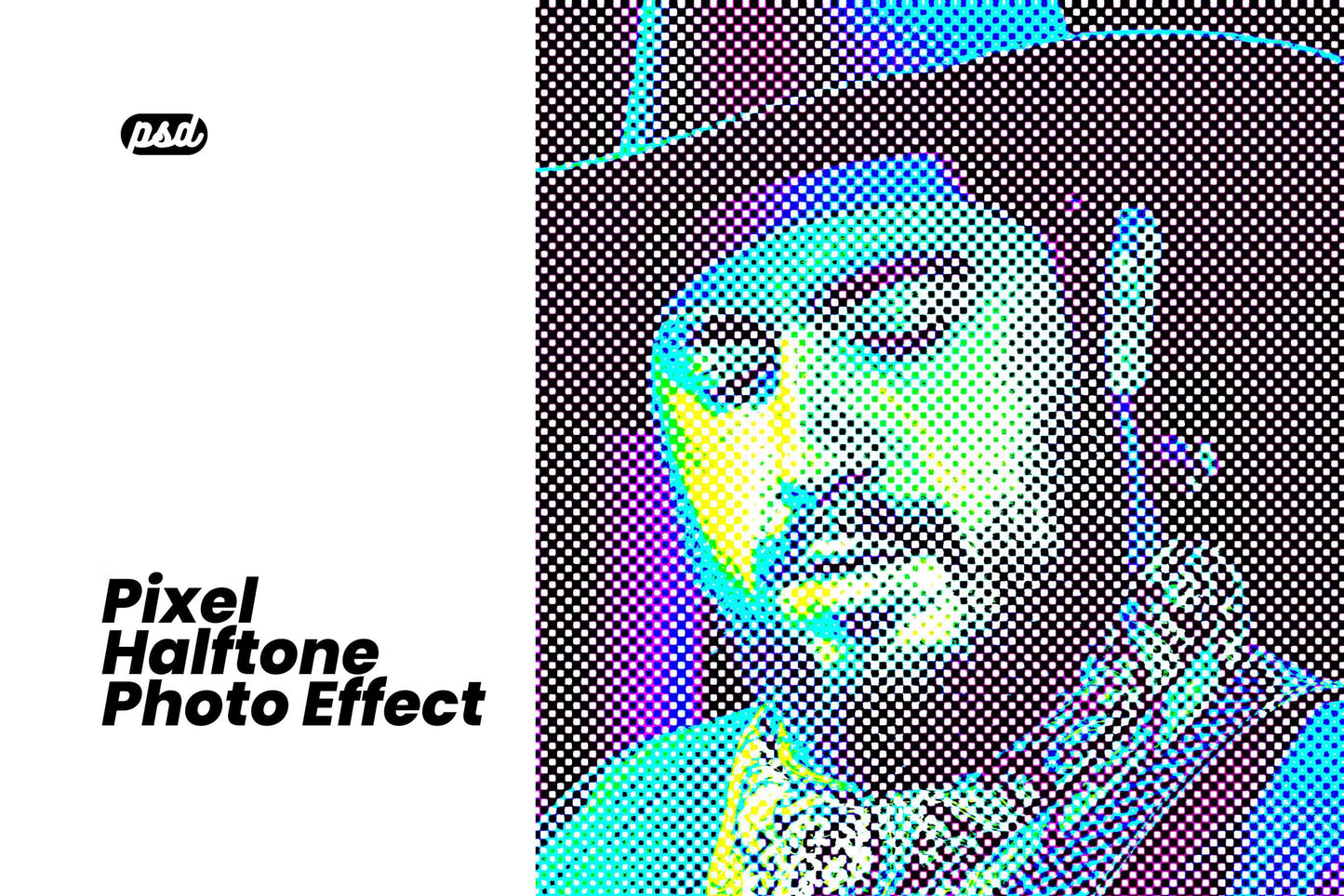 29 Classic Halftone Photoshop Effects - Photoboto