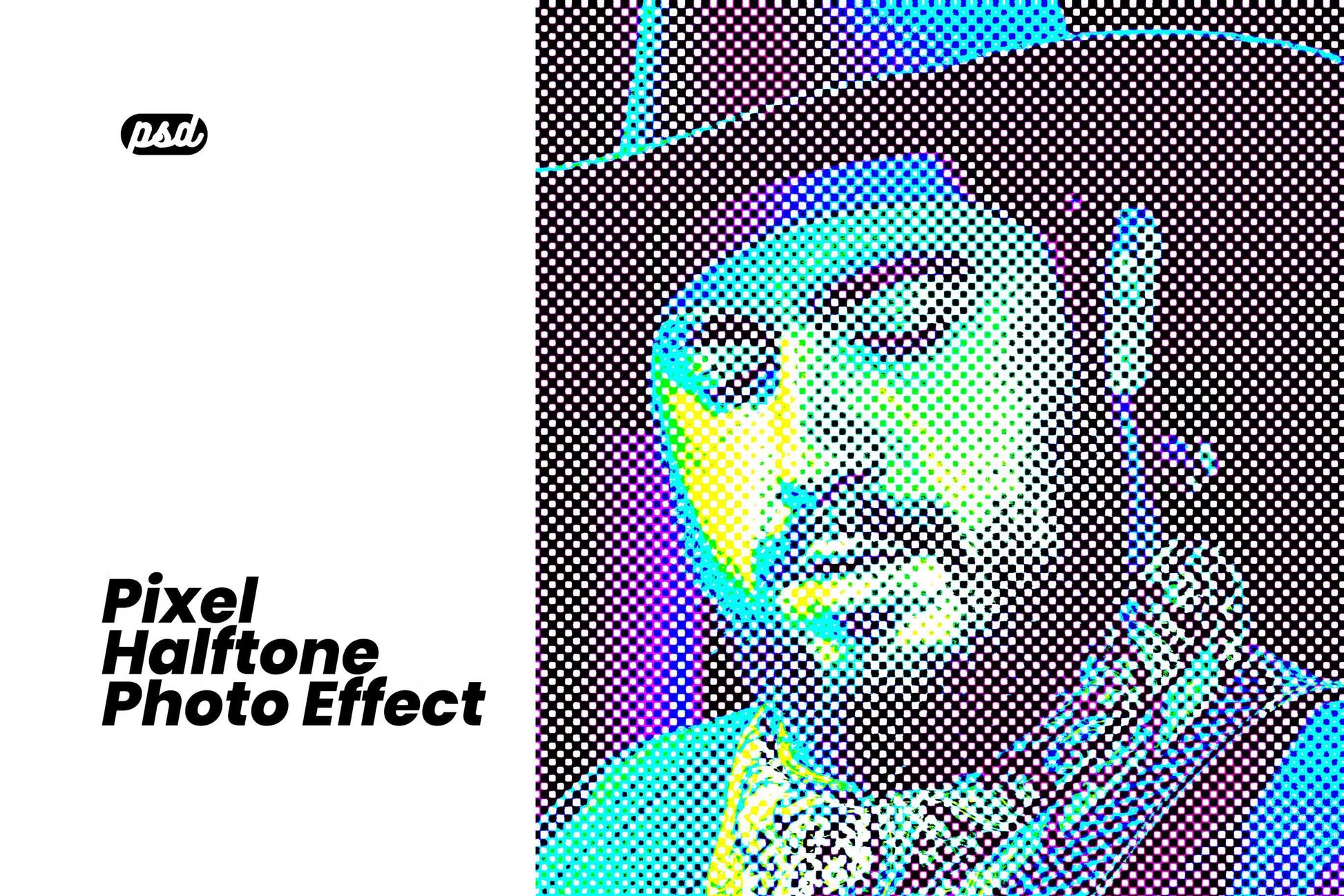 29 Classic Halftone Photoshop Effects - Photoboto