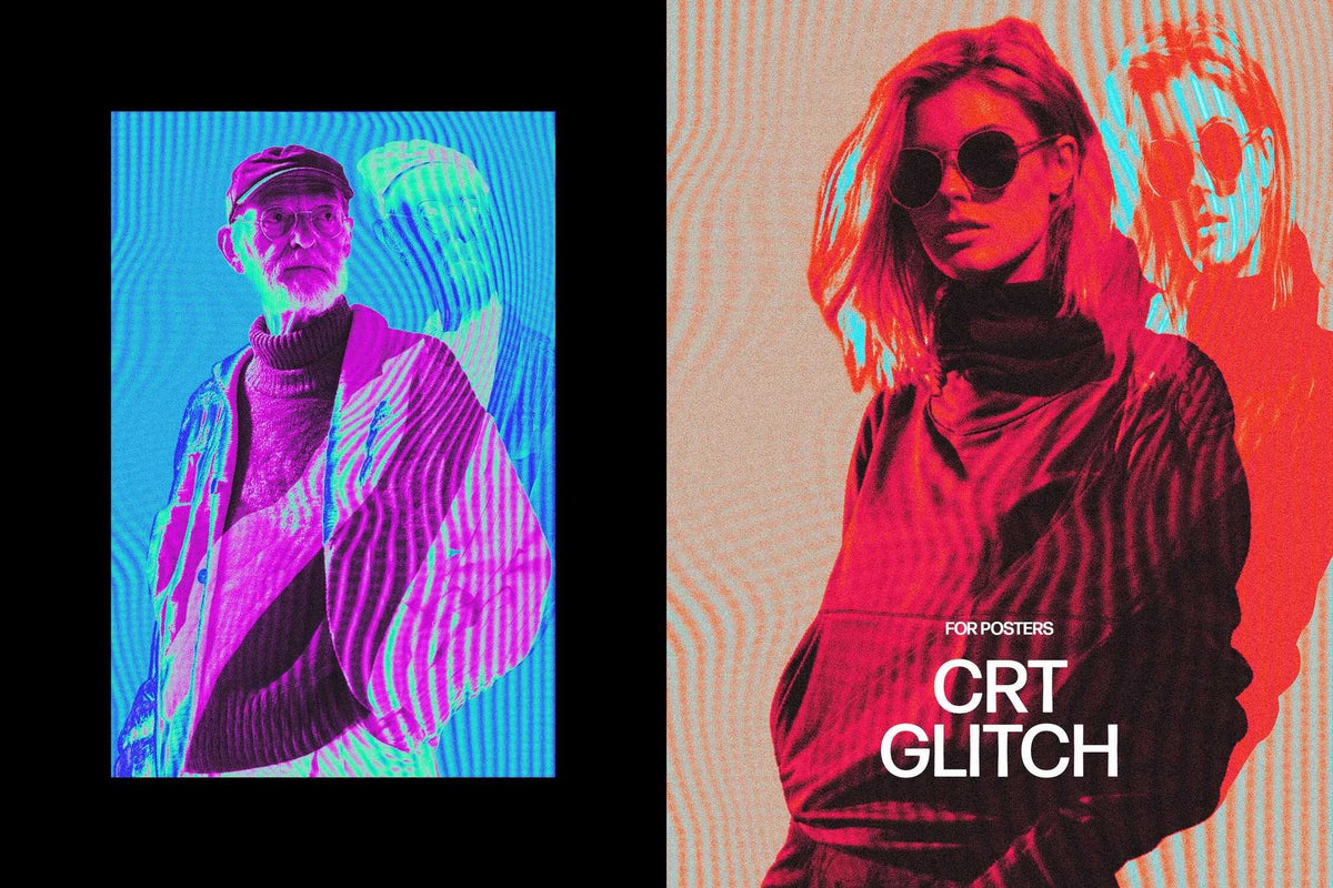 31-In-1 Cyber Distortion Photoshop Effects Bundle