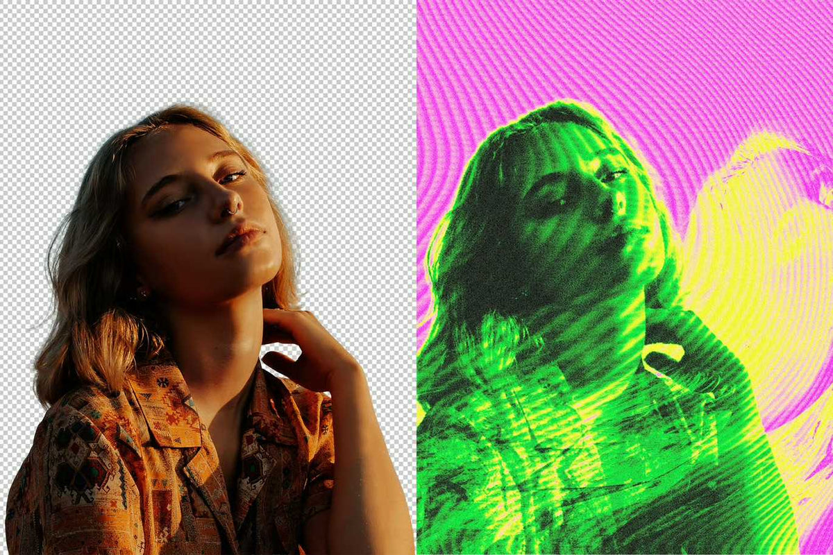 31-In-1 Cyber Distortion Photoshop Effects Bundle