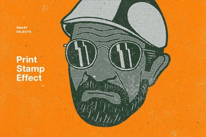 21 Screenprint Photoshop Effects Bundle