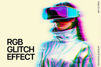 31-In-1 Cyber Distortion Photoshop Effects Bundle