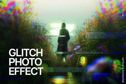 31-In-1 Cyber Distortion Photoshop Effects Bundle