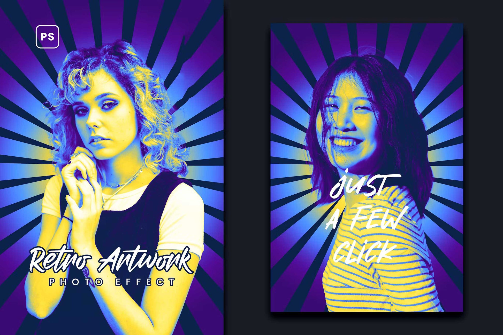 20 Deluxe Portrait + Poster Photoshop Templates Bundle - Photoboto