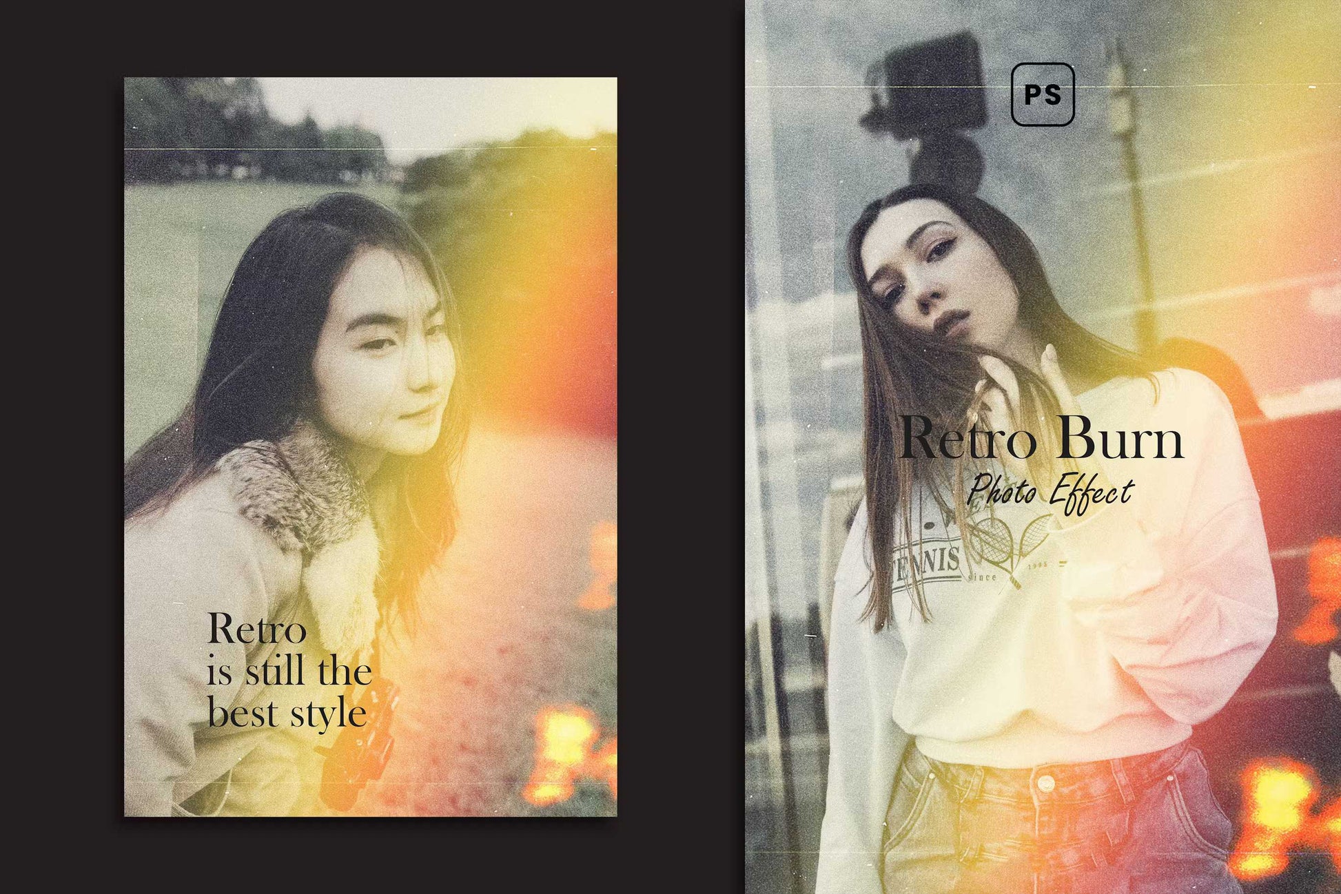 20 Deluxe Portrait + Poster Photoshop Templates Bundle - Photoboto