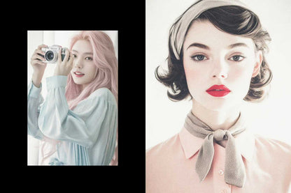 24 Authentic Retro Photoshop Templates Collection - Photoboto