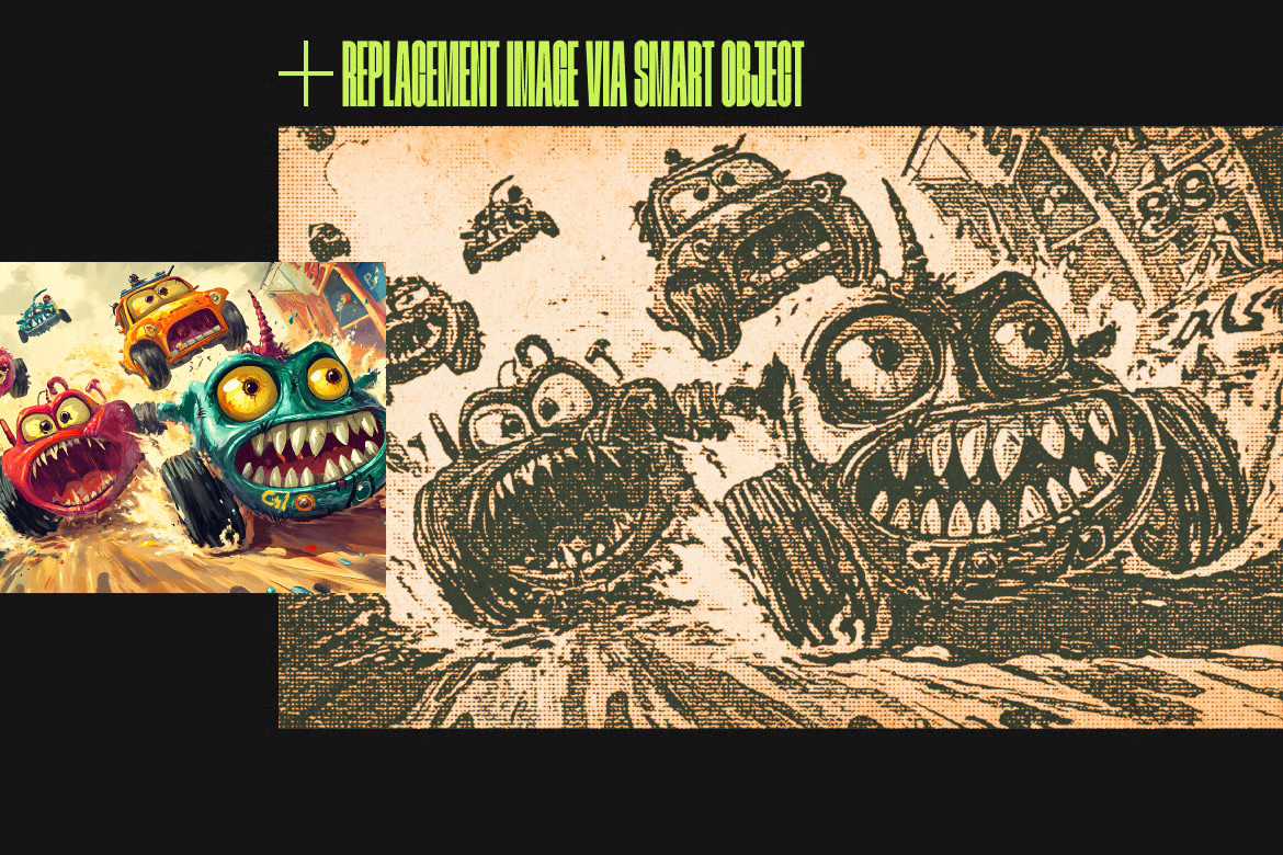 21 Heritage Retro Photoshop Templates Set - Photoboto