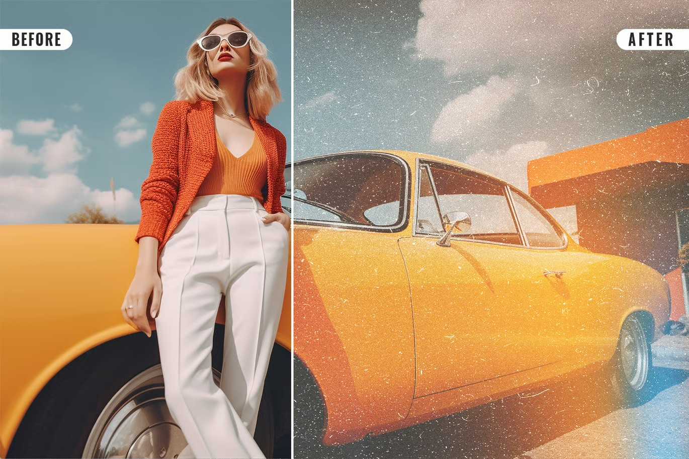 20 Cinematic Vintage Photoshop Effects Pack