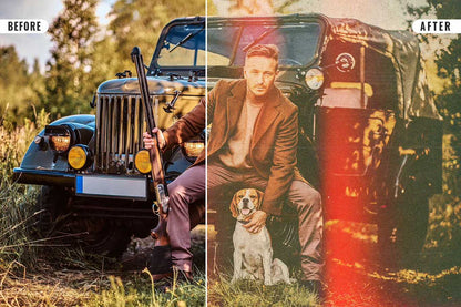 20 Cinematic Vintage Photoshop Effects Pack