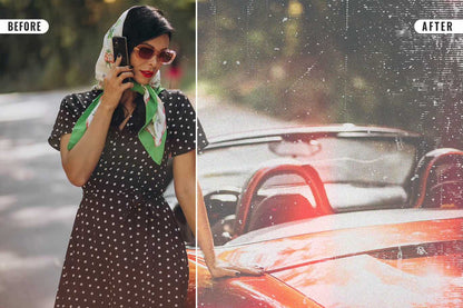 20 Cinematic Vintage Photoshop Effects Pack