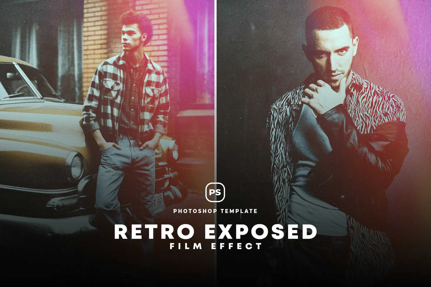 20 Cinematic Vintage Photoshop Effects Pack