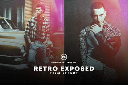 20 Cinematic Vintage Photoshop Effects Pack