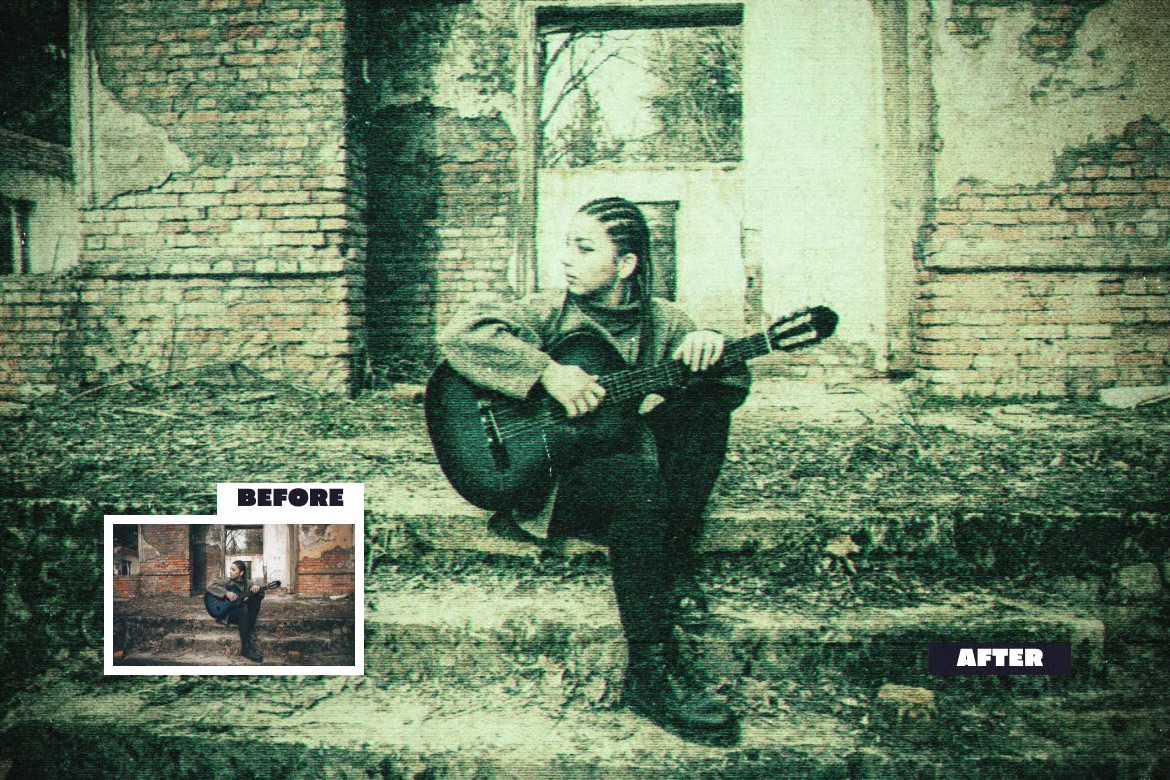 24 Creative Motion Photoshop Effects Bundle - Photoboto