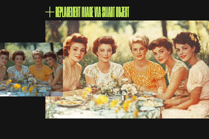 21 Heritage Retro Photoshop Templates Set - Photoboto