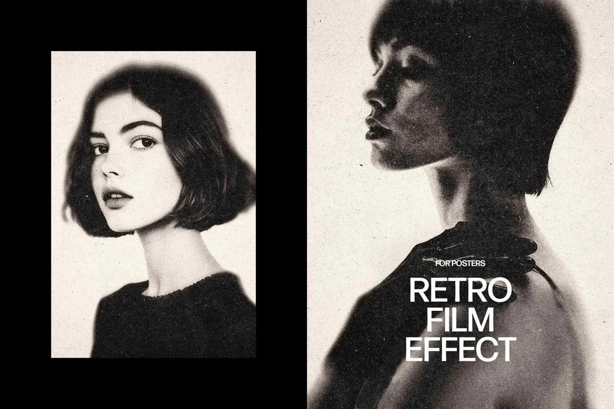 25-In-1 Retro Visuals Photoshop Effects Bundle