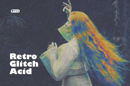 24 Disruptive Glitch Photoshop Effects - Photoboto